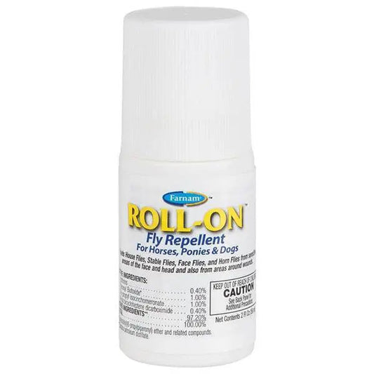 Farnam Roll-On Fly Repellent For Horses Ponies and Dogs 2 oz.