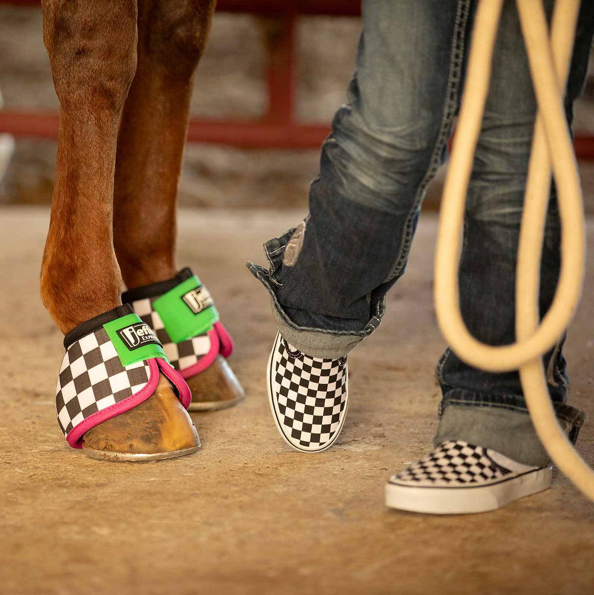 Jeffers Expression No-Turn Bell Boots for Horses, Pair